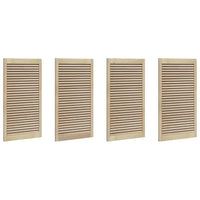 vidaXL Porta per Armadio con porta 4 pcs Marrone 110 x 2.1 x 59.5 cm