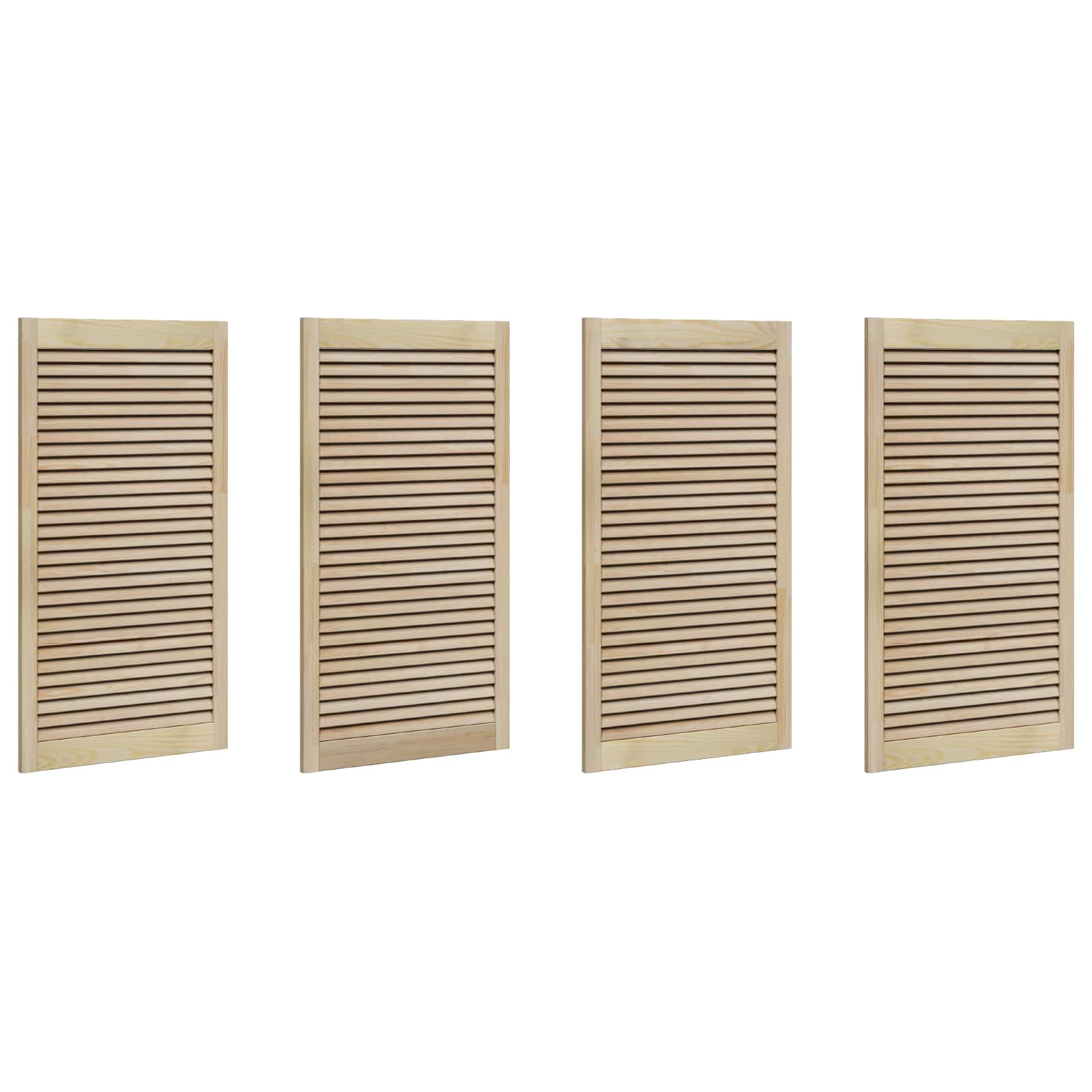 Porta per Armadio con porta 4 pcs Naturale 140.5 x 2 x 59.5 cm 3394496