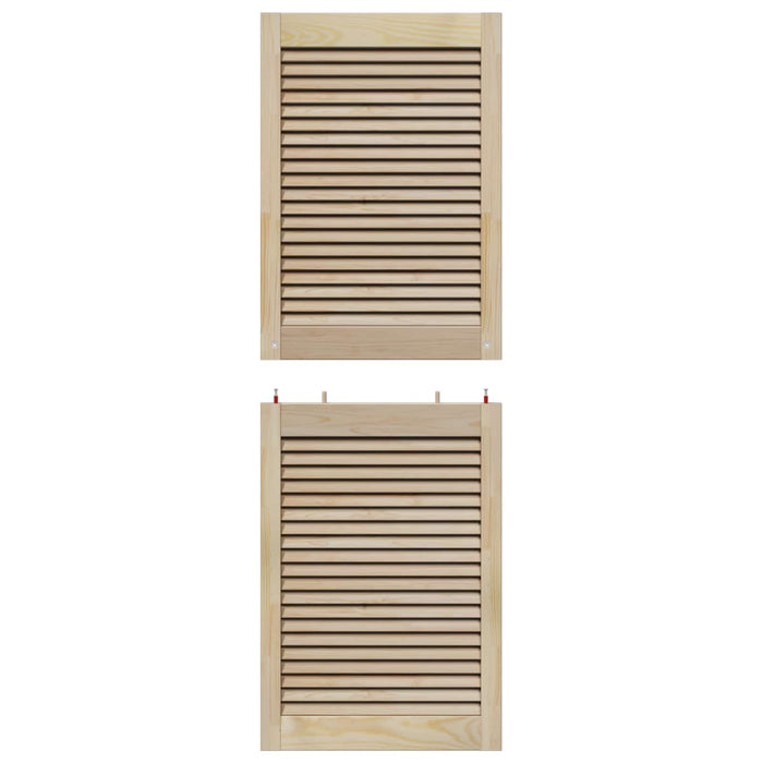 Porta per Armadio con porta 4 pcs Naturale 140.5 x 2 x 59.5 cm 3394498