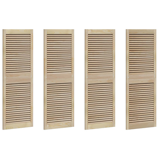 Porta per Armadio con porta 4 pcs Naturale 140.5 x 2 x 59.5 cm 3394498