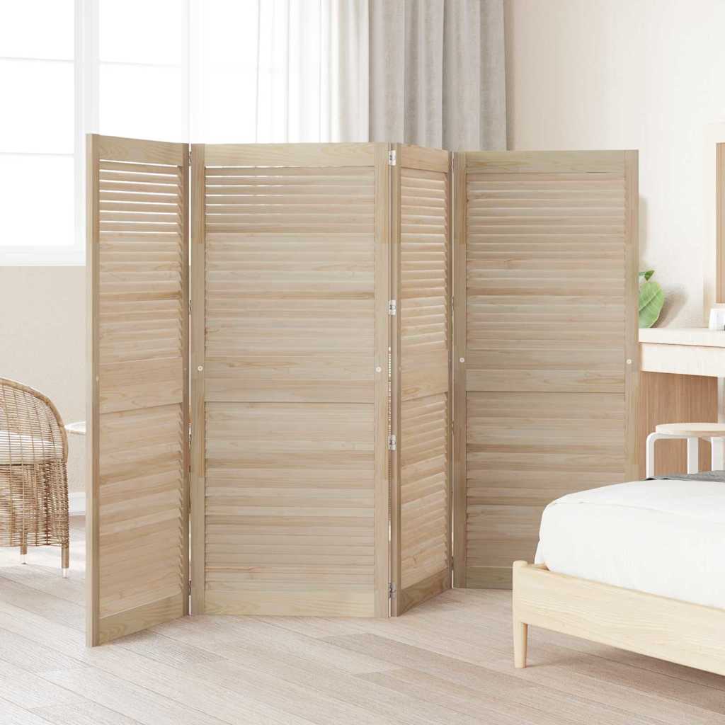 vidaXL Porte per Armadi con porta 4 pcs Marrone 140.5 x 59.5 x 2.1 cm