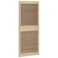 vidaXL Porte per Armadi con porta 4 pcs Marrone 140.5 x 59.5 x 2.1 cm