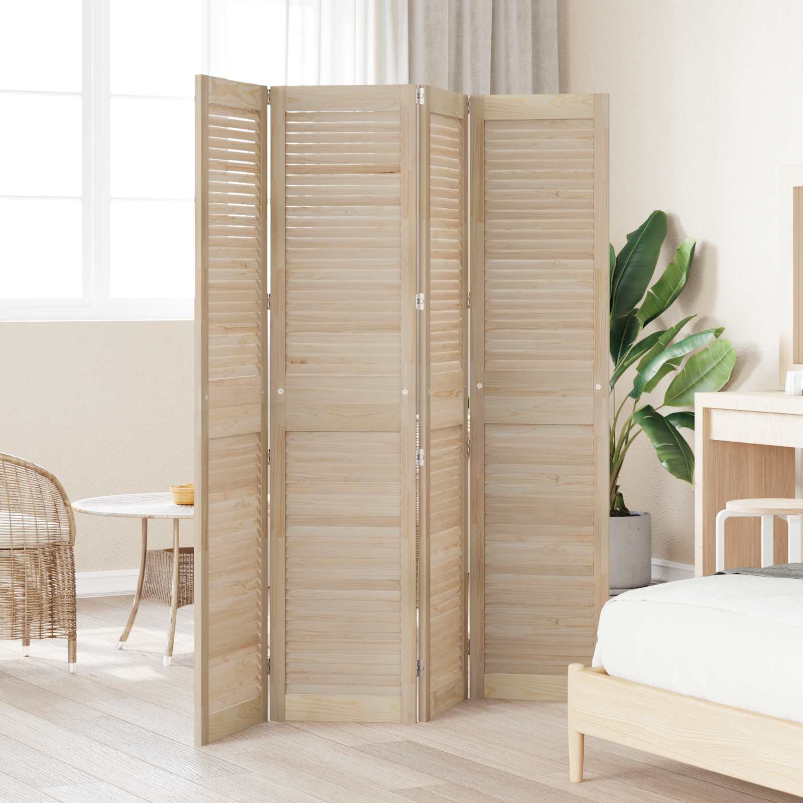 Porta per Armadio con porta 4 pcs Naturale 140.5 x 2 x 59.5 cm 3394500