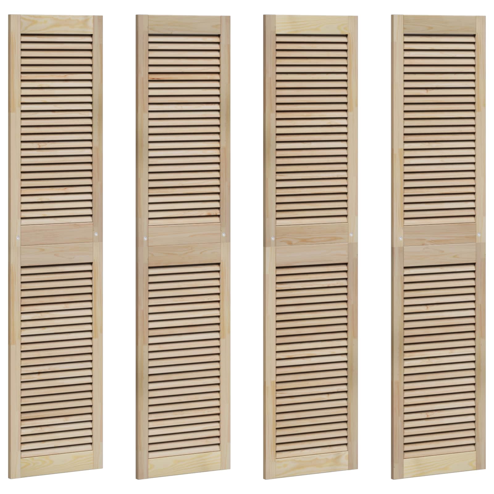 Porta per Armadio con porta 4 pcs Naturale 140.5 x 2 x 59.5 cm 3394500