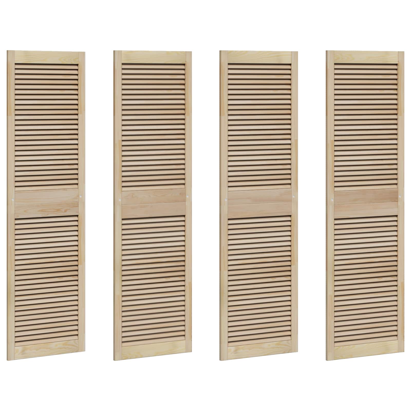 Porta per Armadio con porta 4 pcs Naturale 140.5 x 2 x 59.5 cm 3394501