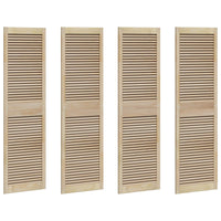 Porta per Armadio con porta 4 pcs Naturale 140.5 x 2 x 59.5 cm 3394501
