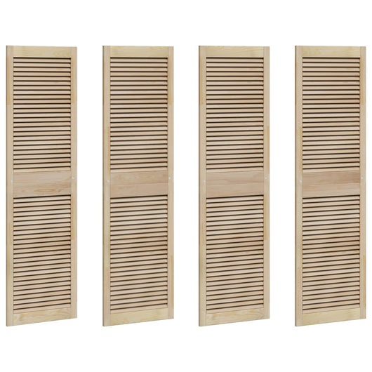 Porta per Armadio con porta 4 pcs Naturale 140.5 x 2 x 59.5 cm 3394501