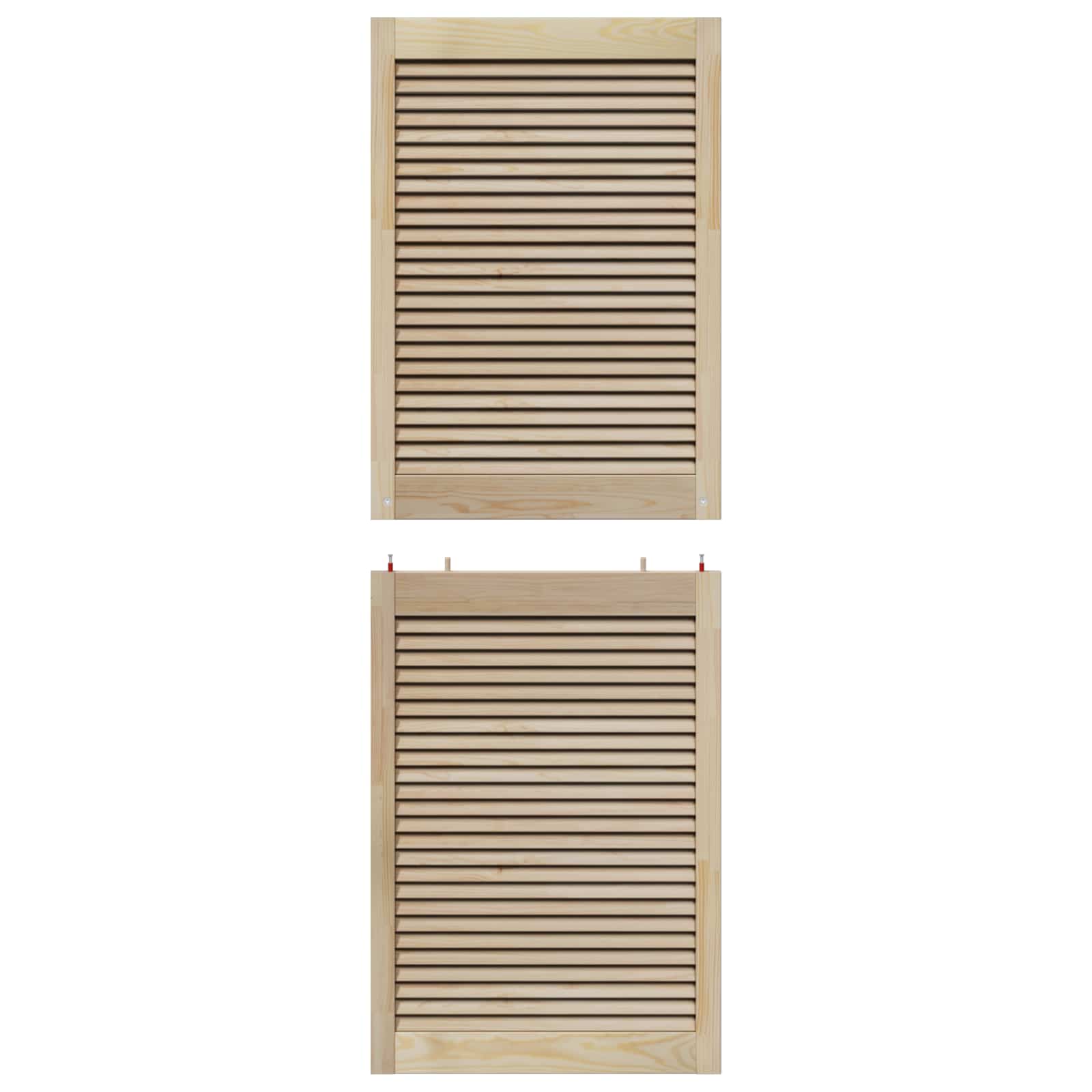 Porta per Armadio con porta 4 pcs Naturale 140.5 x 2 x 59.5 cm 3394502