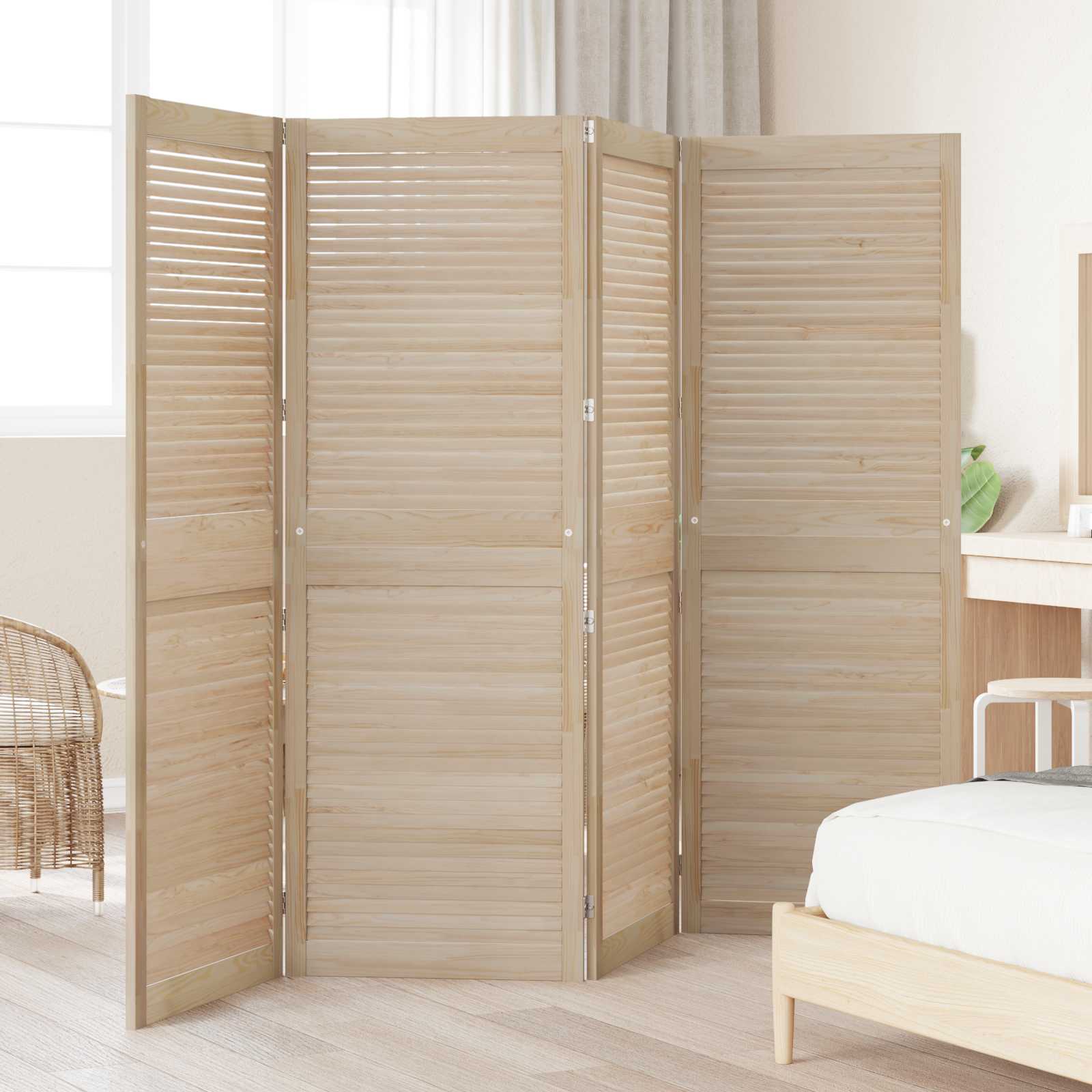Porta per Armadio con porta 4 pcs Naturale 140.5 x 2 x 59.5 cm 3394502