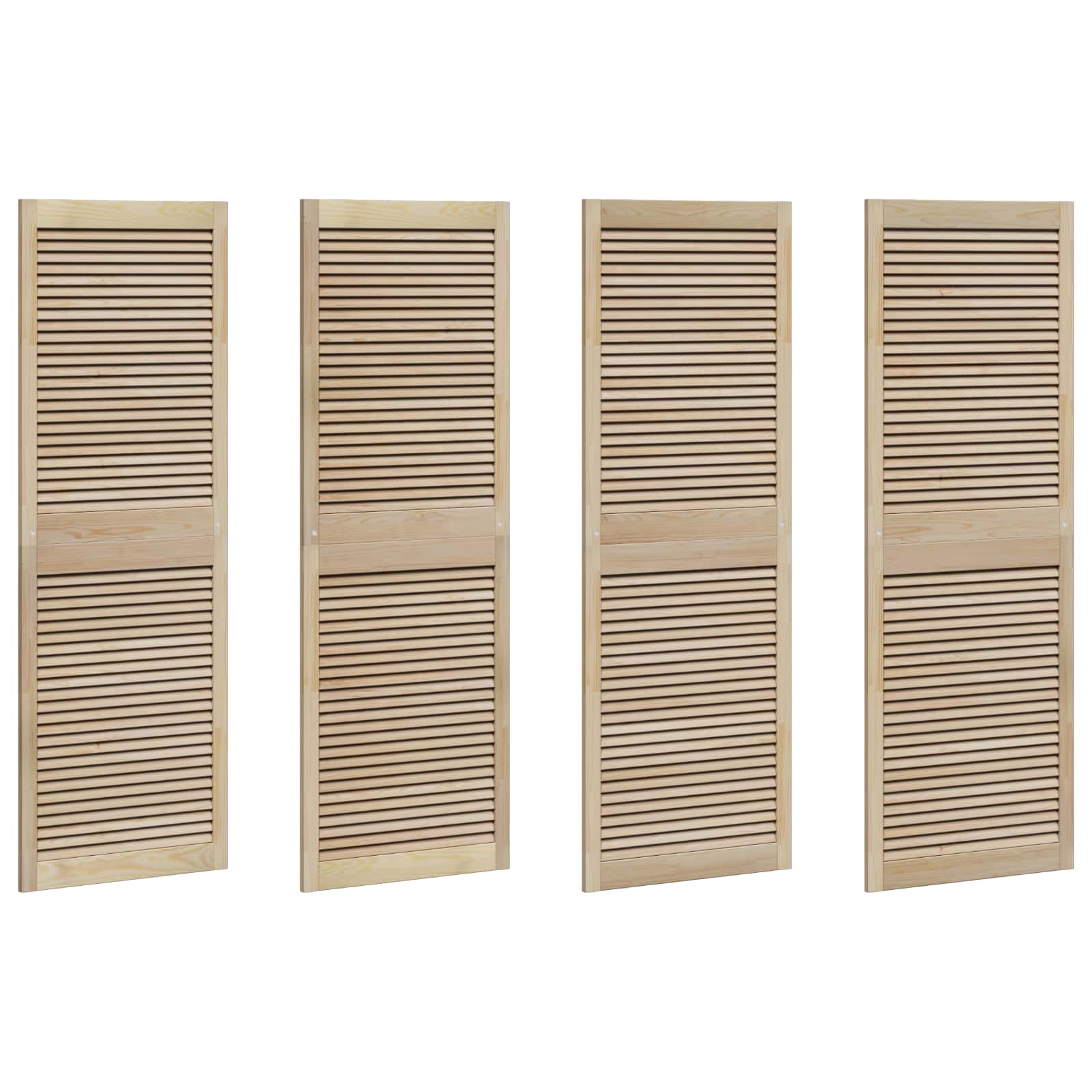 Porta per Armadio con porta 4 pcs Naturale 140.5 x 2 x 59.5 cm 3394502