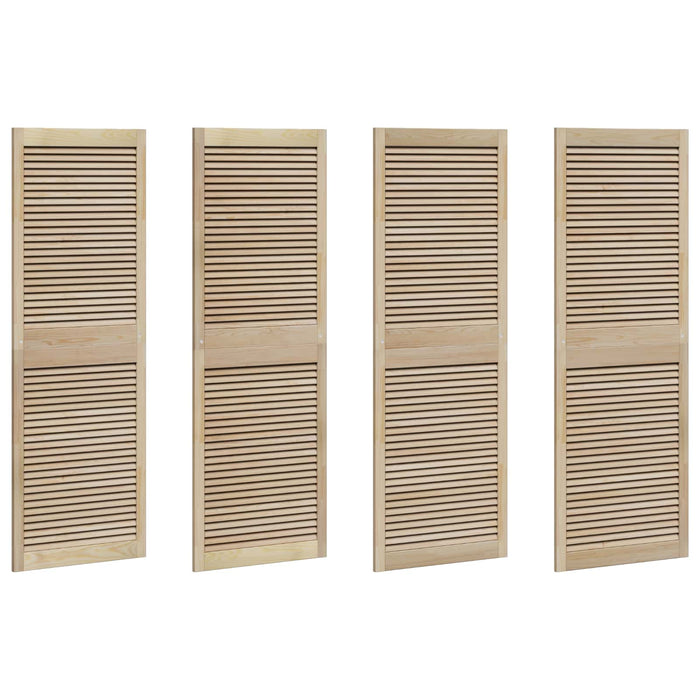 Porta per Armadio con porta 4 pcs Naturale 140.5 x 2 x 59.5 cm 3394502