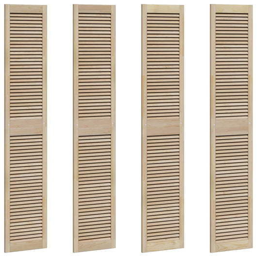 Porta per Armadio con porta 4 pcs Naturale 140.5 x 2 x 59.5 cm 3394503