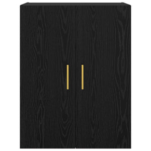 Mobiletto a muro 2 pcs Rovere Nero 69,5 x 34 x 90 cm 3394514