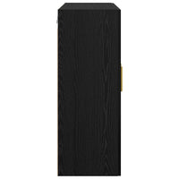 Mobiletto a muro 2 pcs Rovere Nero 69,5 x 34 x 90 cm 3394514