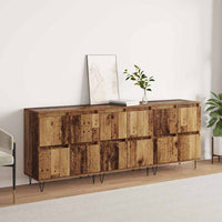 vidaXL Sideboards 3 pcs Legno vecchio 180 x 35 x 70 cm