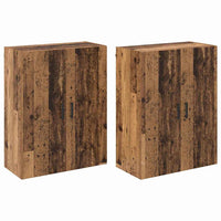 Armadi da Muro 2 pcs Legno vecchio 69.5 x 34 x 90 cm 3394530