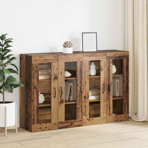 Armadi da Muro 2 pcs Legno vecchio 69.5 x 34 x 90 cm 3394536