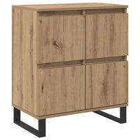 Credenza 2 pz-Set di 2 Buffet-Armadio da cucina Rovere artigianale 60 x 35 x 70 cm 882955
