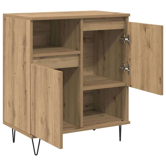 Credenza 2 pz-Set di 2 Buffet-Armadio da cucina Rovere artigianale 60 x 35 x 70 cm 284710