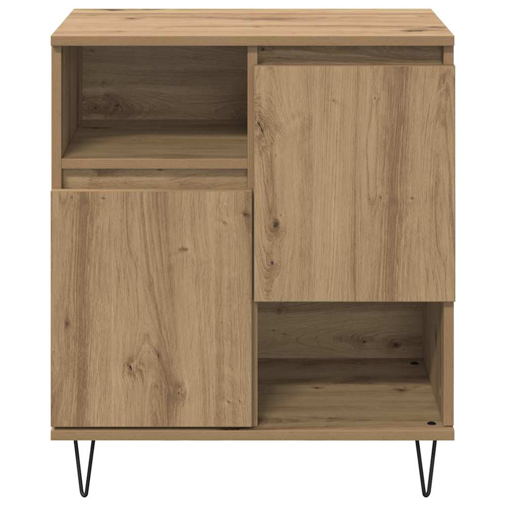 Credenza 2 pz-Set di 2 Buffet-Armadio da cucina Rovere artigianale 60 x 35 x 70 cm 284710
