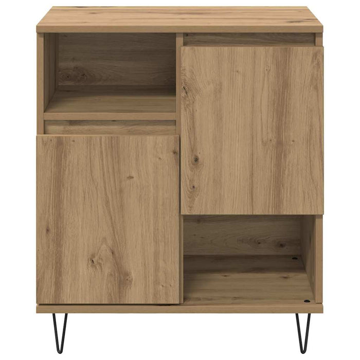 Credenza 2 pz-Set di 2 Buffet-Armadio da cucina Rovere artigianale 60 x 35 x 70 cm 284710
