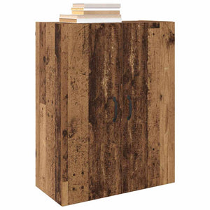 vidaXL Armadi da Muro 2 pcs Legno vecchio 69.5 x 34 x 90 cm