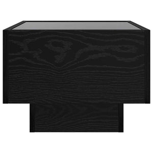 vidaXL Armadio con luci a corde decorative Rovere nero 40 x 40 x 30 cm