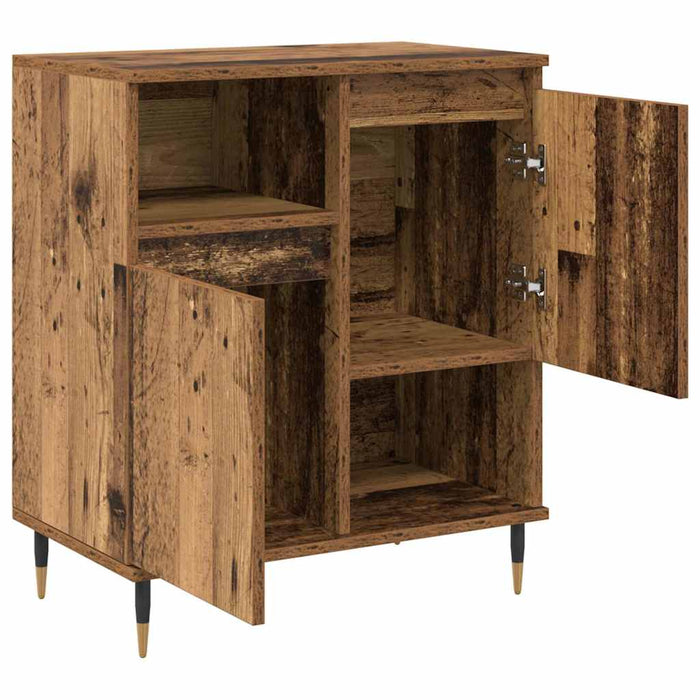 vidaXL Sideboards 2 pcs Legno vecchio 120 x 35 x 70 cm