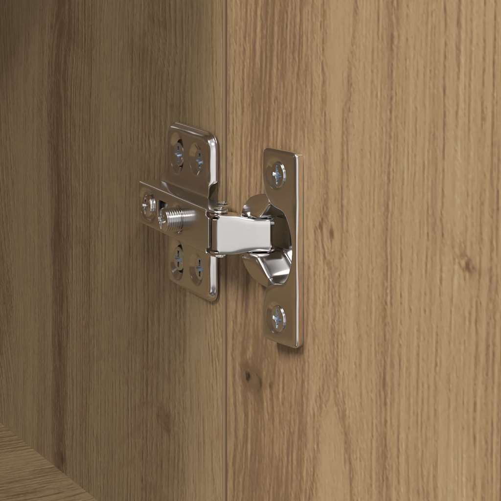 vidaXL Sideboards 2 pcs rovere artigianale 120 x 35 x 70 cm