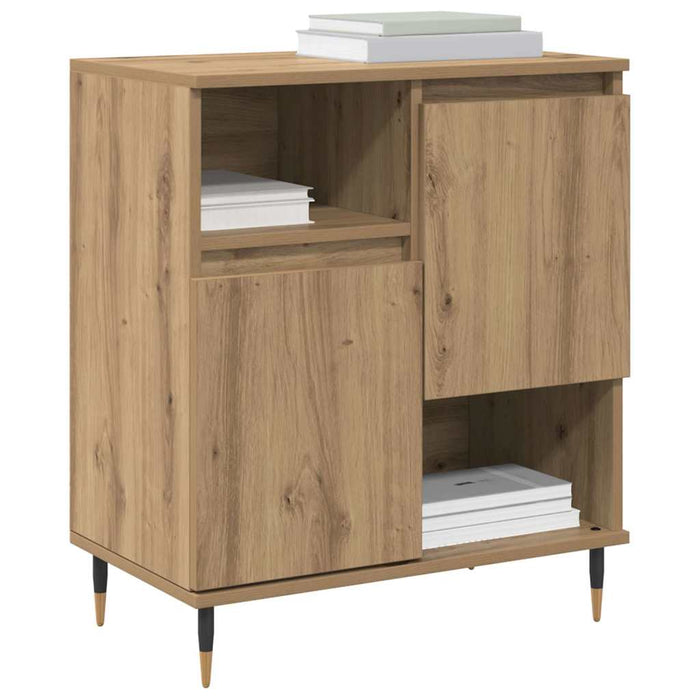 vidaXL Sideboards 2 pcs rovere artigianale 120 x 35 x 70 cm