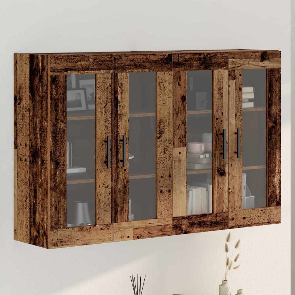 Armadi da Muro 2 pcs Legno vecchio 69.5 x 34 x 90 cm 3394566