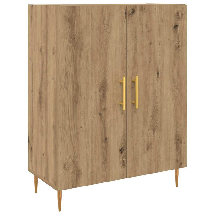 vidaXL Credenza rovere artigianale 69,5 x 34 x 180 cm