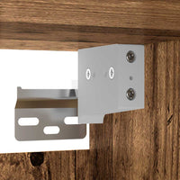 vidaXL Armadi da Muro 2 pcs Legno vecchio 69.5 x 34 x 90 cm