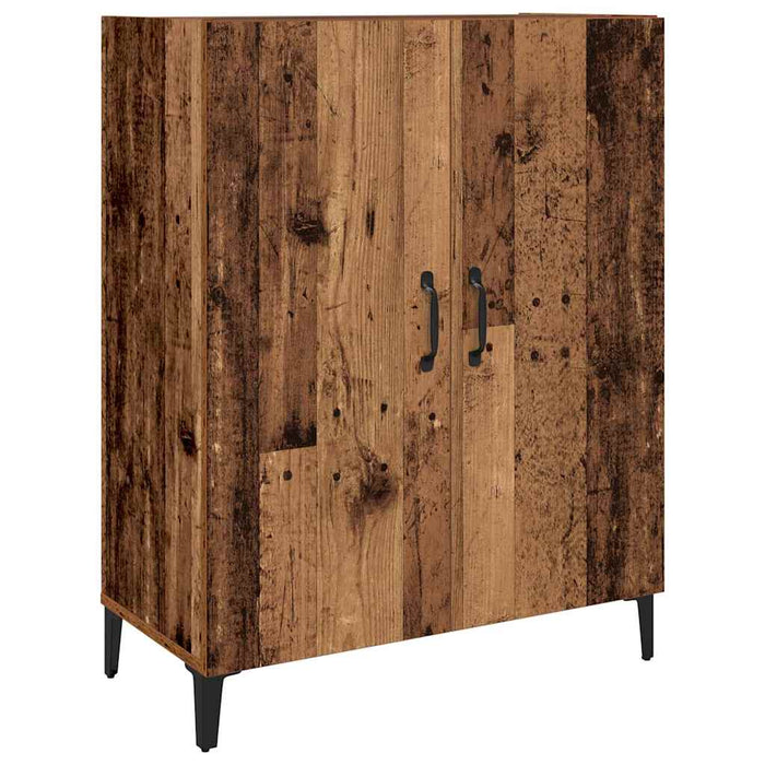 Credenza 2 pz-Set di 2 Buffet-Armadio da cucina Legno vecchio Legno multistrato 256374