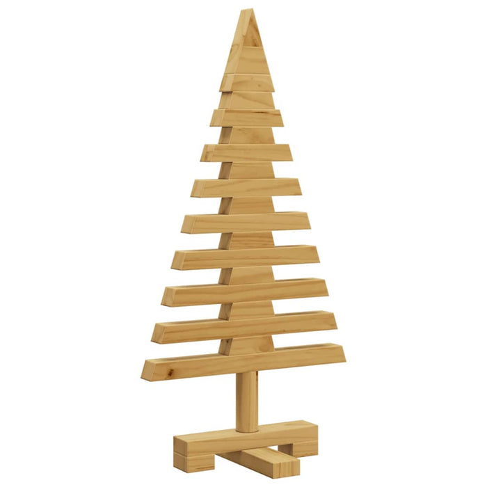 Albero di Natale in legno Marrone 60 cm Legno di pino massello 42016697