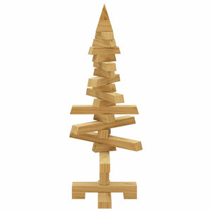 Albero di Natale in legno Marrone 60 cm Legno di pino massello 42016697