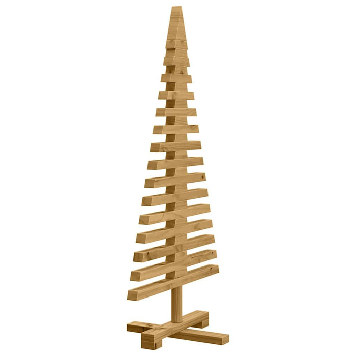Albero di Natale in legno Marrone 90 cm Legno di pino massello 42016698