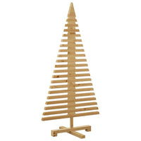 Albero di Natale in legno Marrone 120 cm Legno di pino massello 42016699