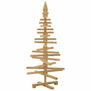 Albero di Natale in legno Marrone 120 cm Legno di pino massello 42016699