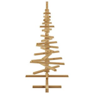 Albero di Natale in legno Marrone 120 cm Legno di pino massello 42016699