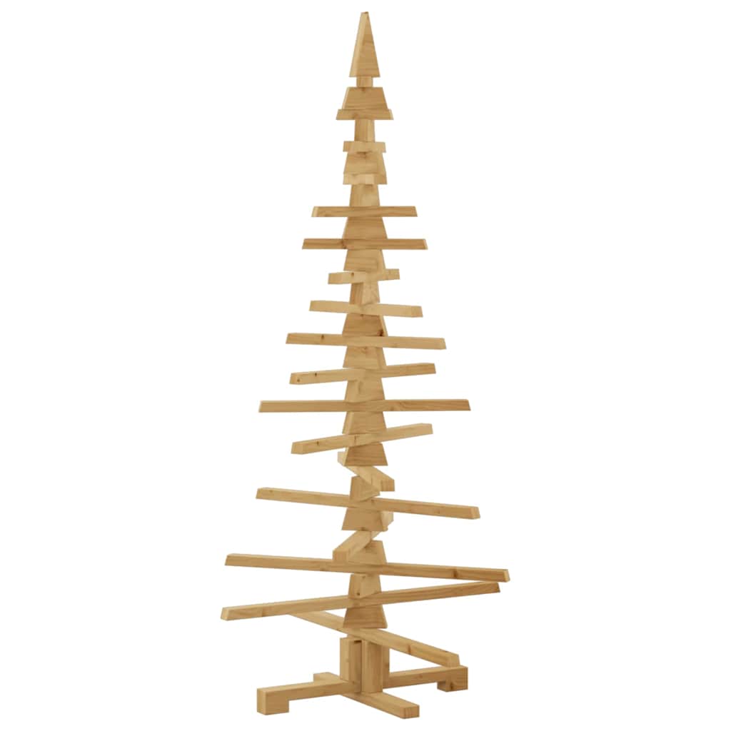 Albero di Natale in legno Marrone 150 cm Legno di pino massello 42016700