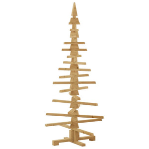 Albero di Natale in legno Marrone 150 cm Legno di pino massello 42016700