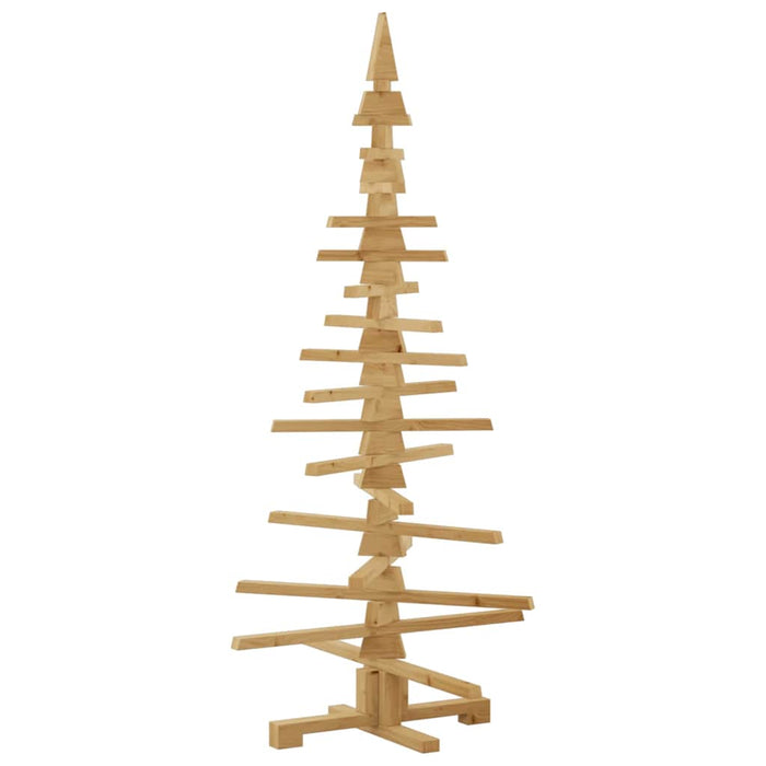 Albero di Natale in legno Marrone 150 cm Legno di pino massello 42016700