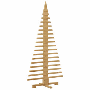 Albero di Natale in legno Marrone 150 cm Legno di pino massello 42016700