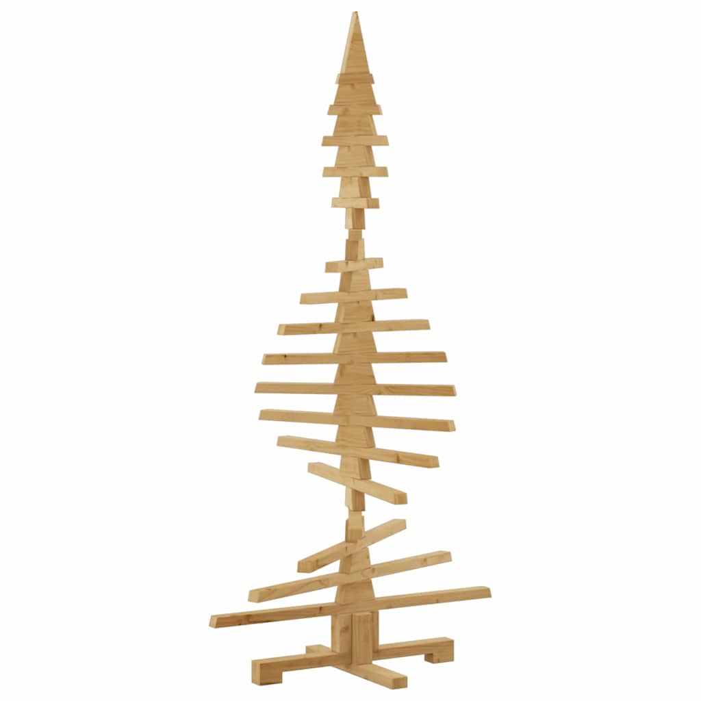 Albero di Natale in legno Marrone 150 cm Legno di pino massello 42016700