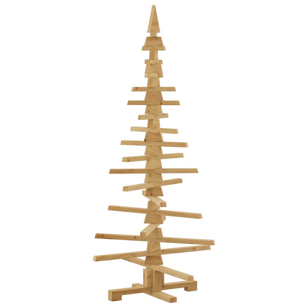 Albero di Natale in legno Marrone 150 cm Legno di pino massello 42016700