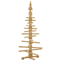 Albero di Natale in legno Marrone 150 cm Legno di pino massello 42016700