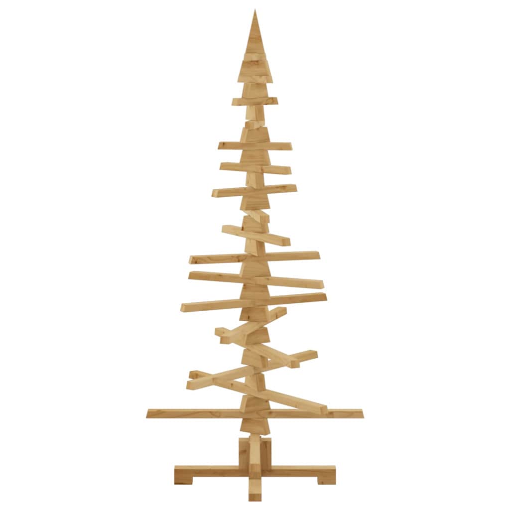 Albero di Natale in legno Marrone 150 cm Legno di pino massello 42016700