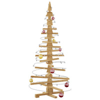 Albero di Natale in legno Marrone 150 cm Legno di pino massello 42016700