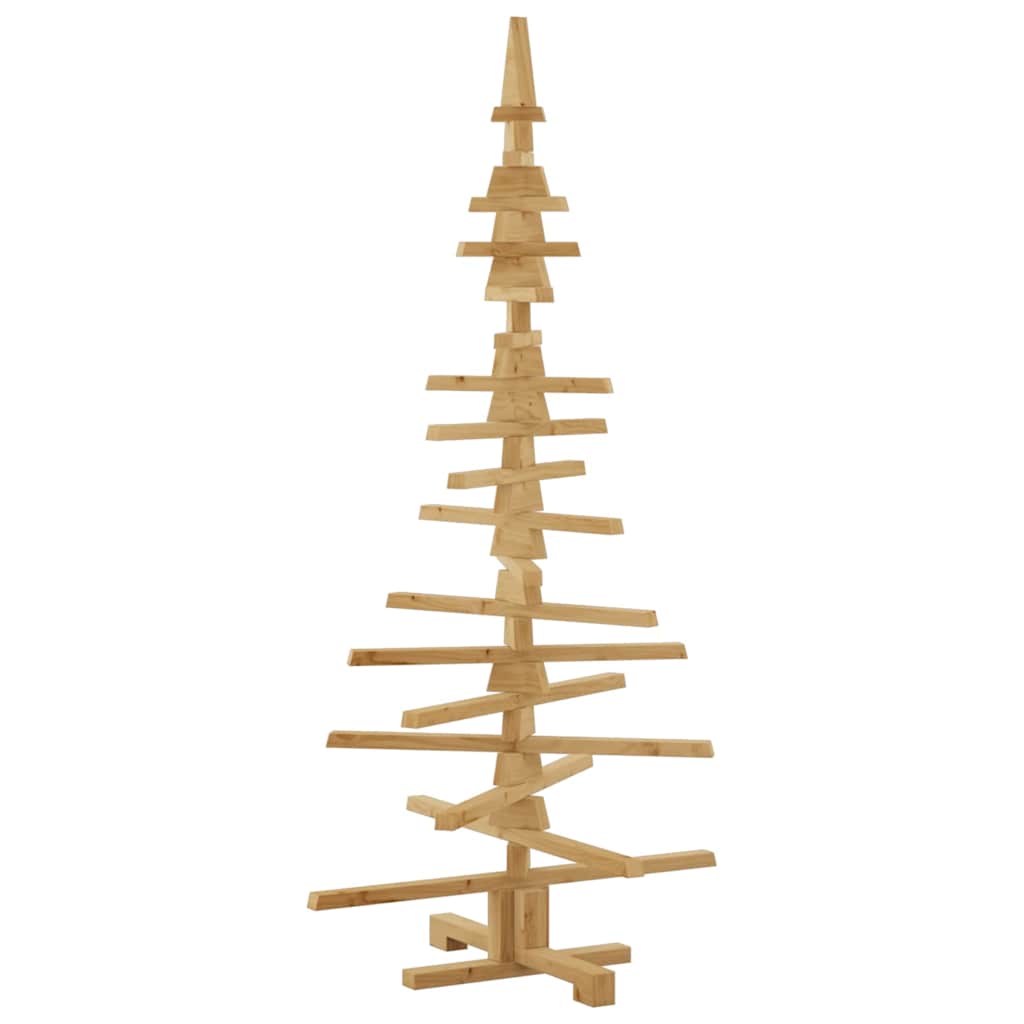 Albero di Natale in legno Marrone 150 cm Legno di pino massello 42016700